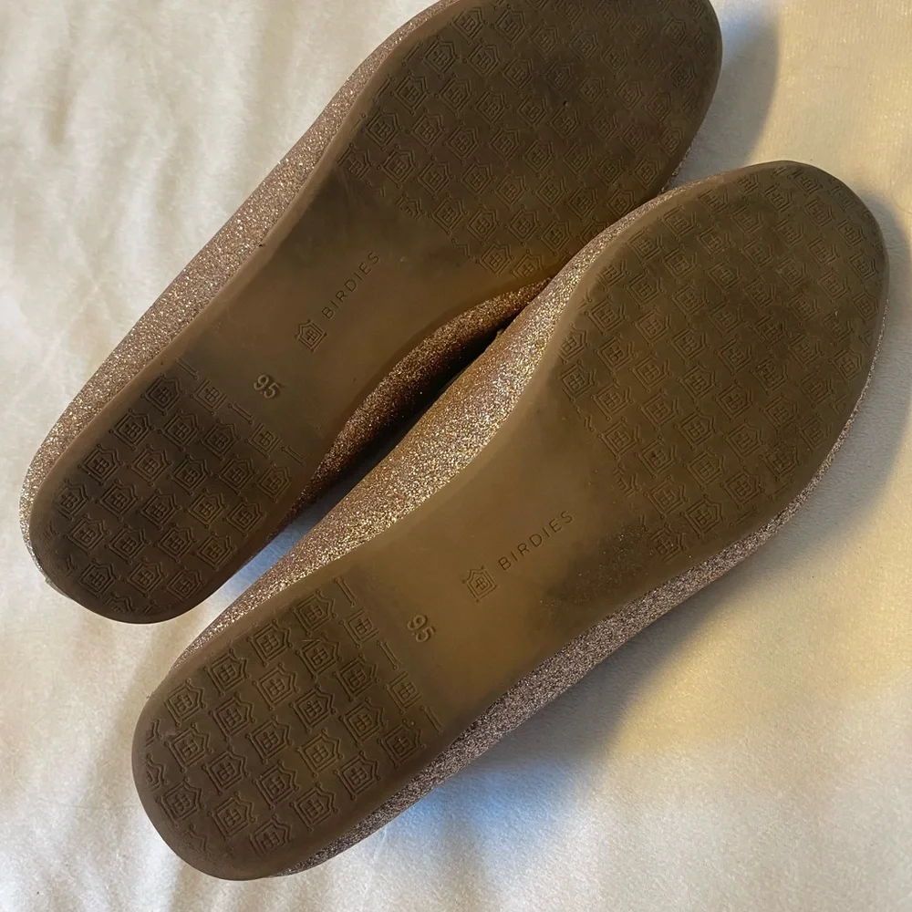Birdies size 9.5 rose gold glitter loafer - Picture 3 of 4